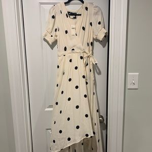 Anthropologie midi wrap dress